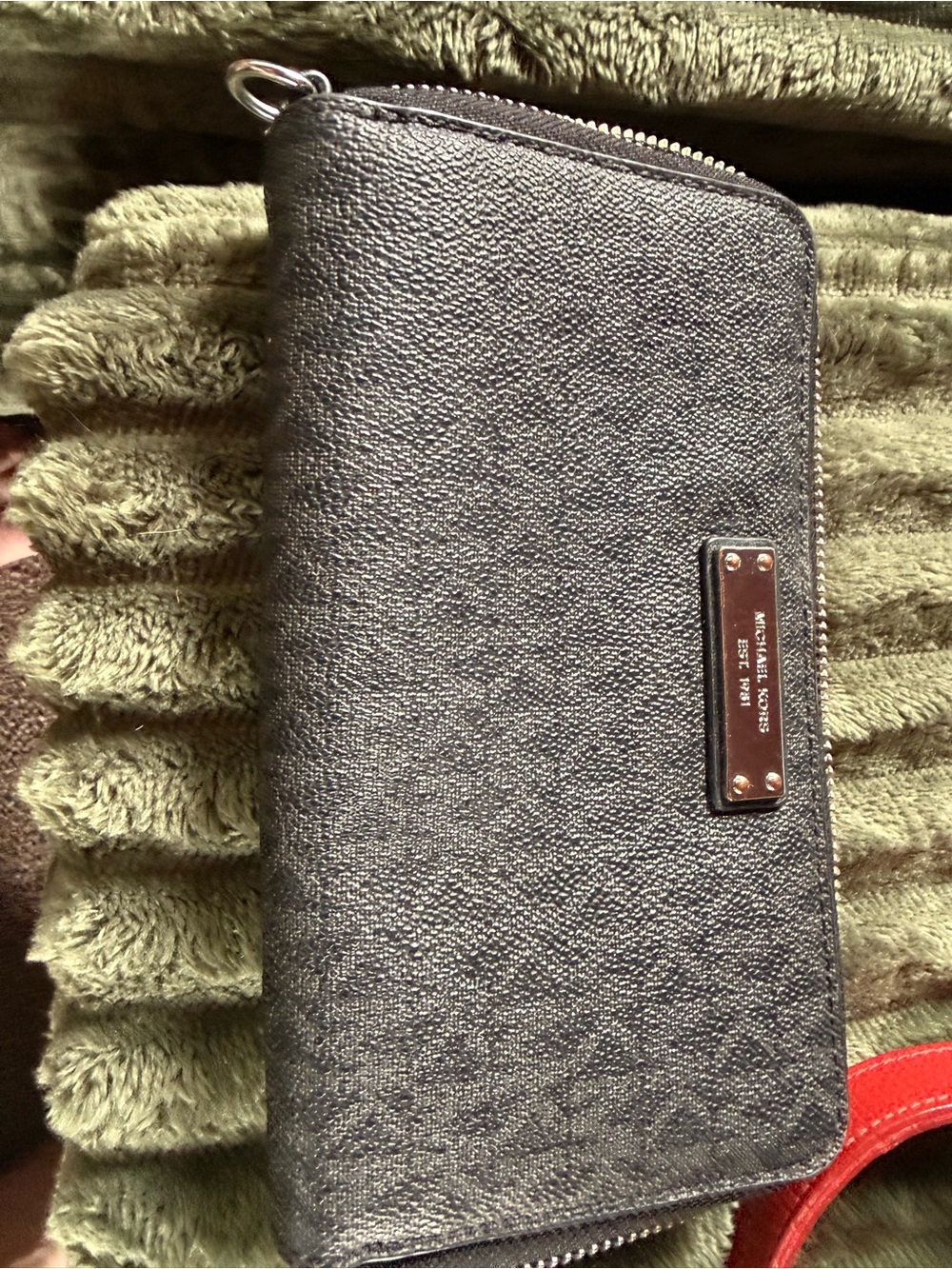 Michael Kors Black Zip-Around Continental Wallet